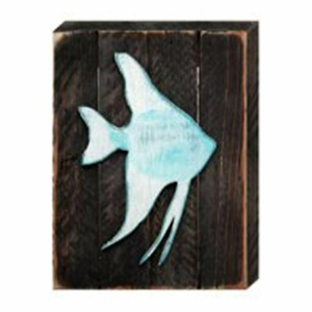 CLEAN CHOICE Tropical Fish Art on Board Wall Decor CL2969874